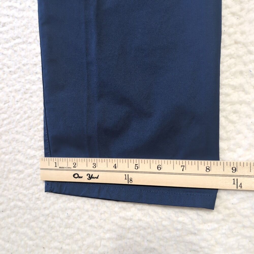 IZOD Men’s 34x32 Navy Blue Advantage Performance Active Stretch Chino Pants - Picture 6 of 8
